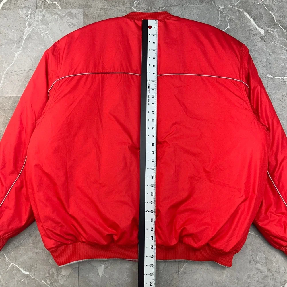 Vintage Nike Team Ohio State Buckeyes Puffer Jacket Men 2XL Bomber Coat Football